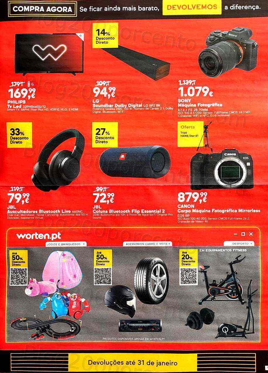 Antevisão Folheto WORTEN Black Friday Promoções de 2 a 7 novembro