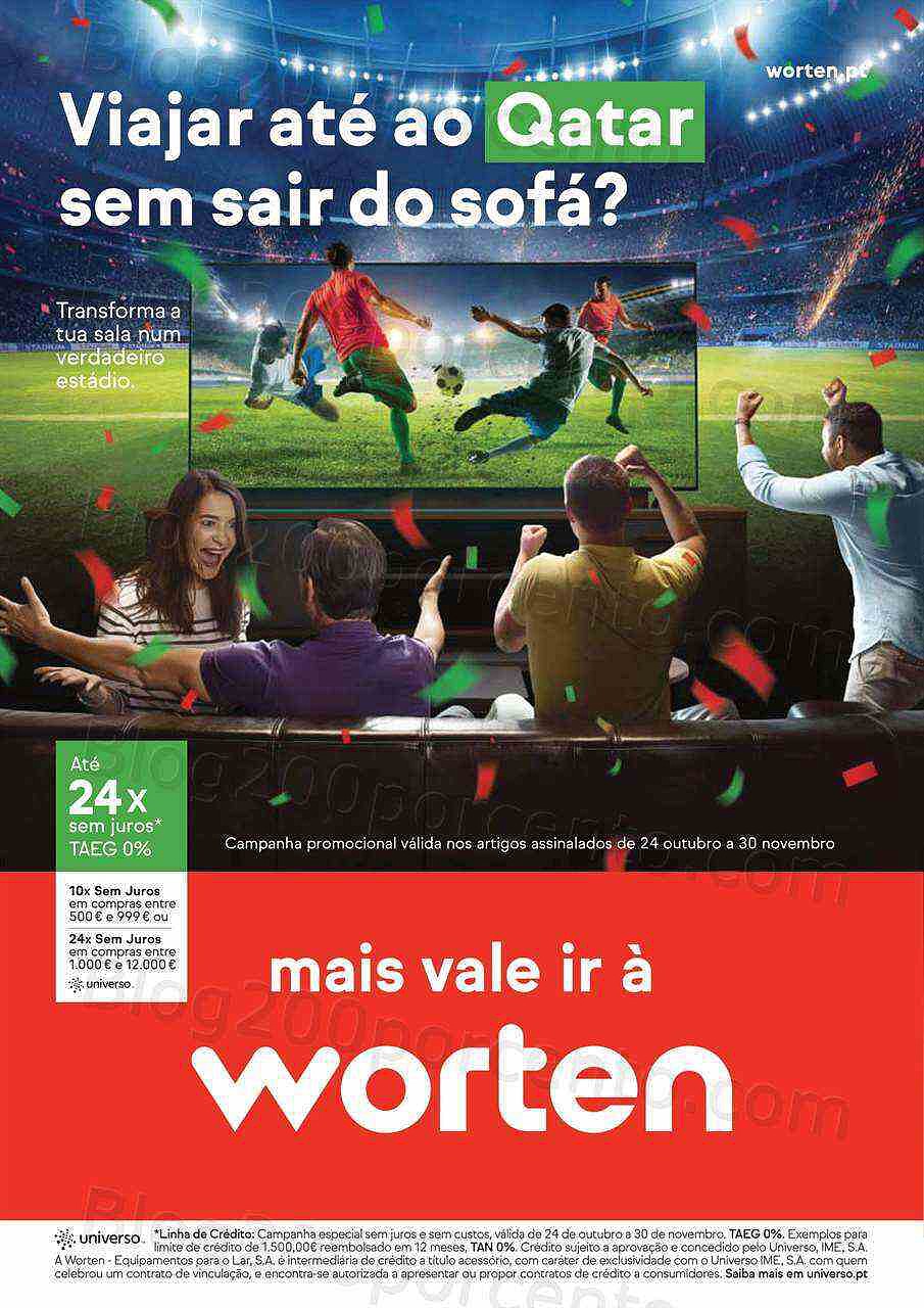 Antevisão Folheto WORTEN Especial Mundial Promoções até 30 novembro
