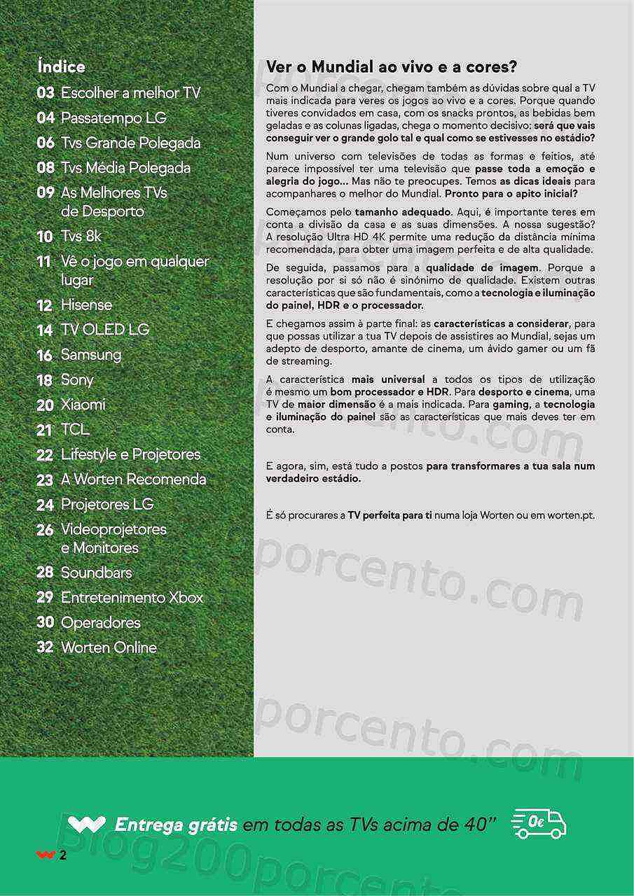 Antevisão Folheto WORTEN Especial Mundial Promoções até 30 novembro