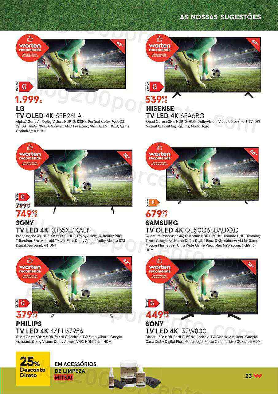 Antevisão Folheto WORTEN Especial Mundial Promoções até 30 novembro