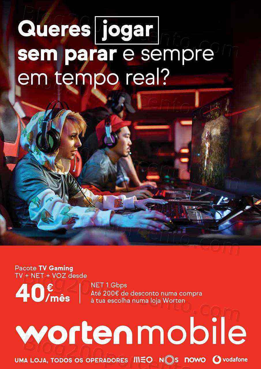 Antevisão Folheto WORTEN Especial Gaming Promoções até 1 novembro