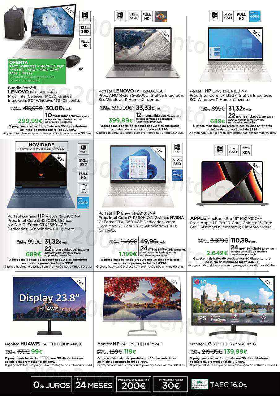 Antevisão Folheto EL CORTE INGLÉS CountDown Black Friday Promoções de 4 a 9 novembro