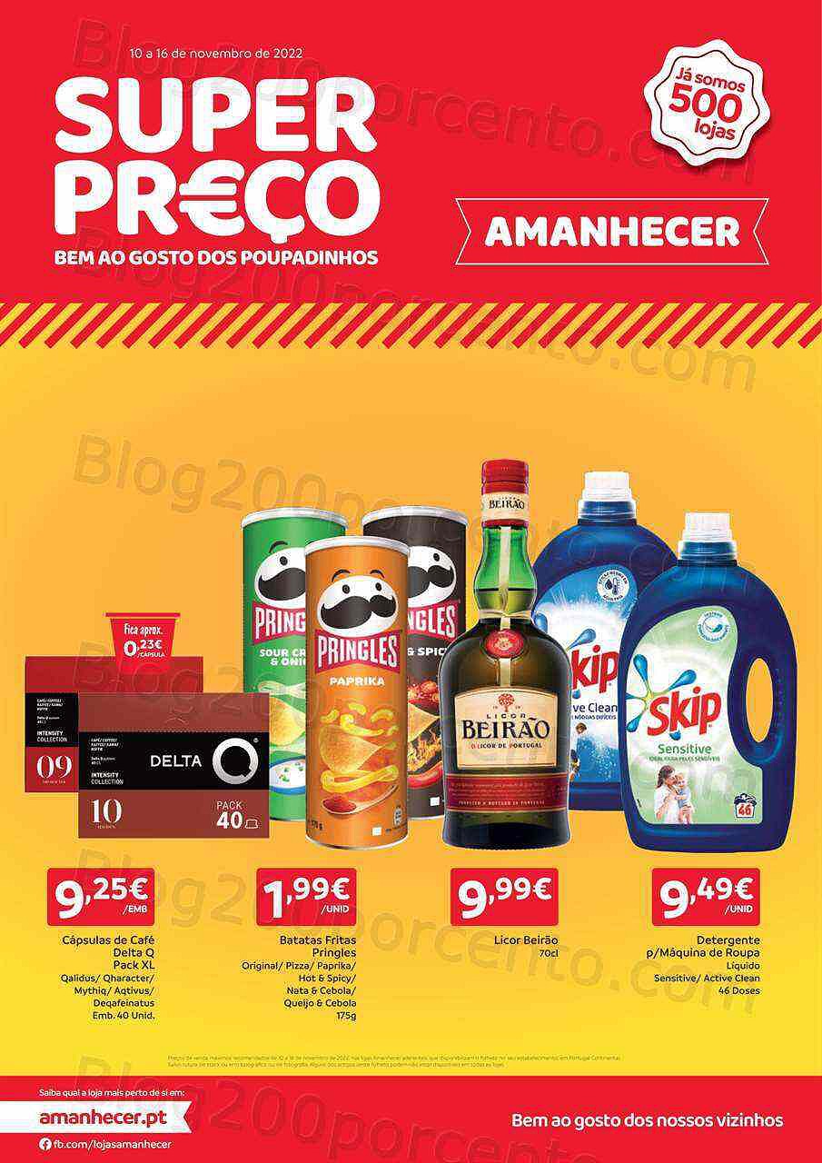 Antevisão Folheto AMANHECER Promoções de 10 a 16 novembro