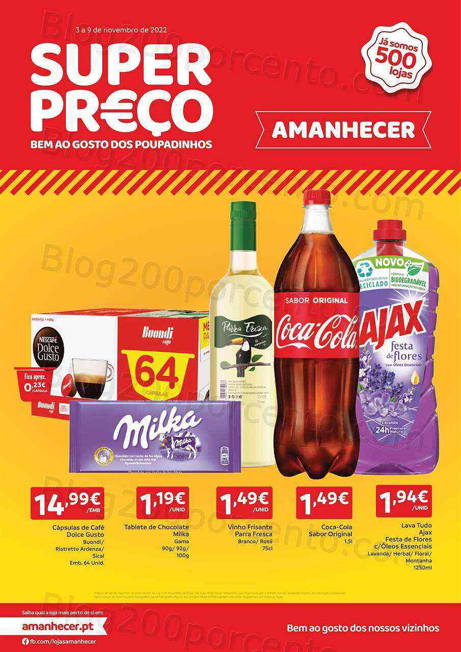 Antevisão Folheto AMANHECER Promoções de 3 a 9 novembro