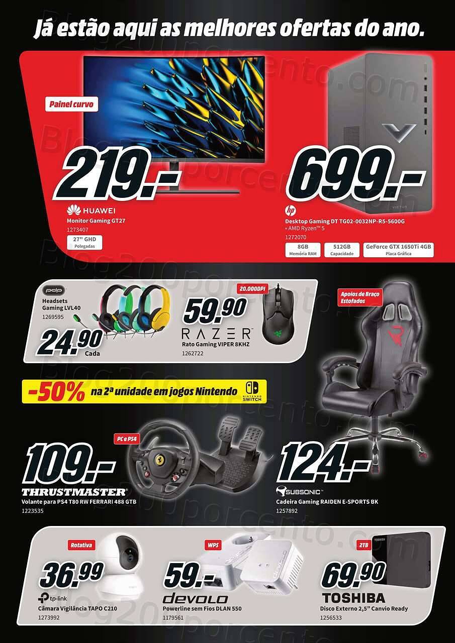 Antevisão Folheto MEDIA MARKT Black Friday Promoções de 9 a 15 novembro