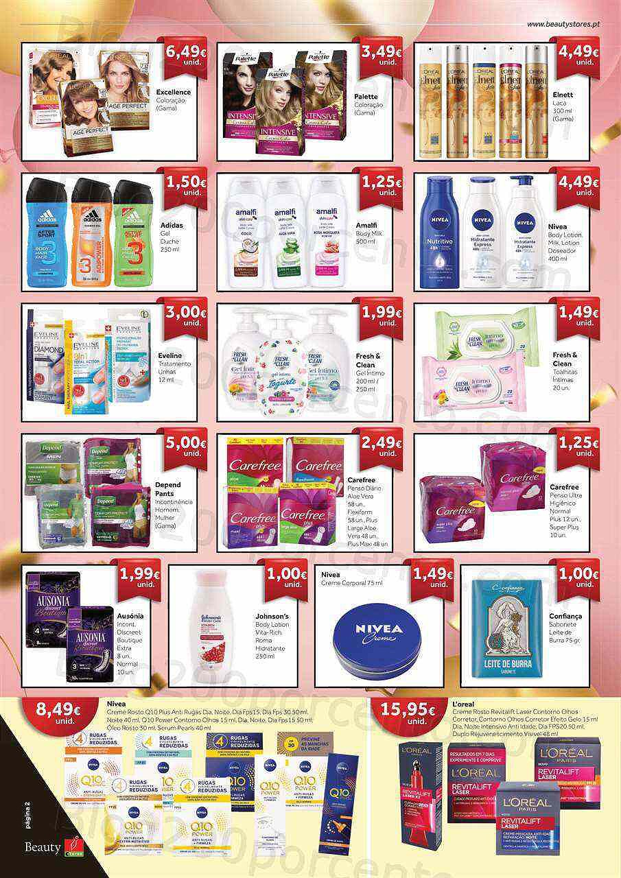 Antevisão Folheto BEAUTY STORES 13 Aniversário Promoções até 3 dezembro