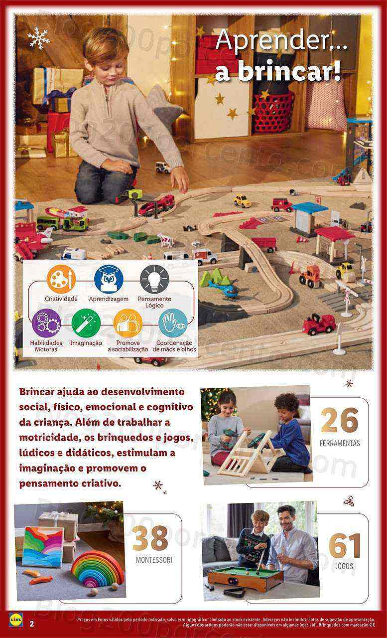 Antevisão Folheto LIDL Brinquedos Natal Promoções a partir de 7 novembro