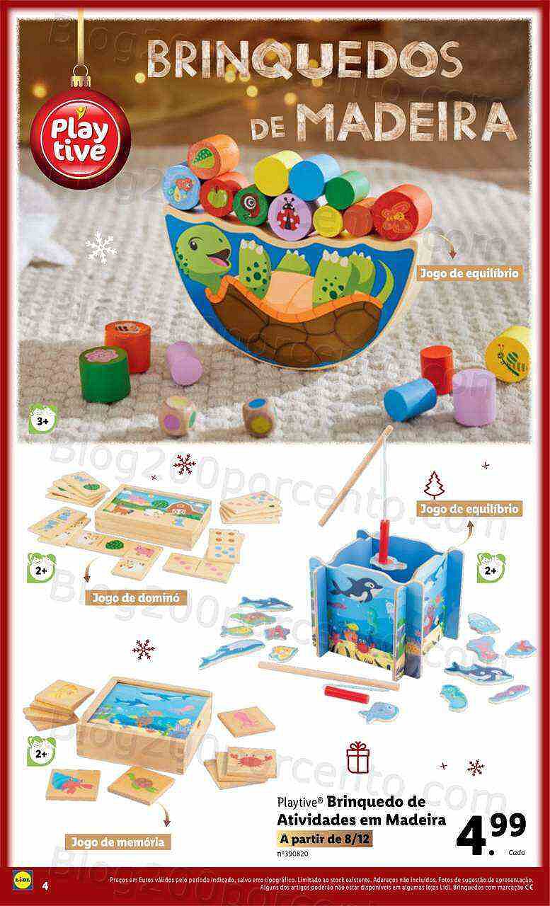 Antevisão Folheto LIDL Brinquedos Natal Promoções a partir de 7 novembro