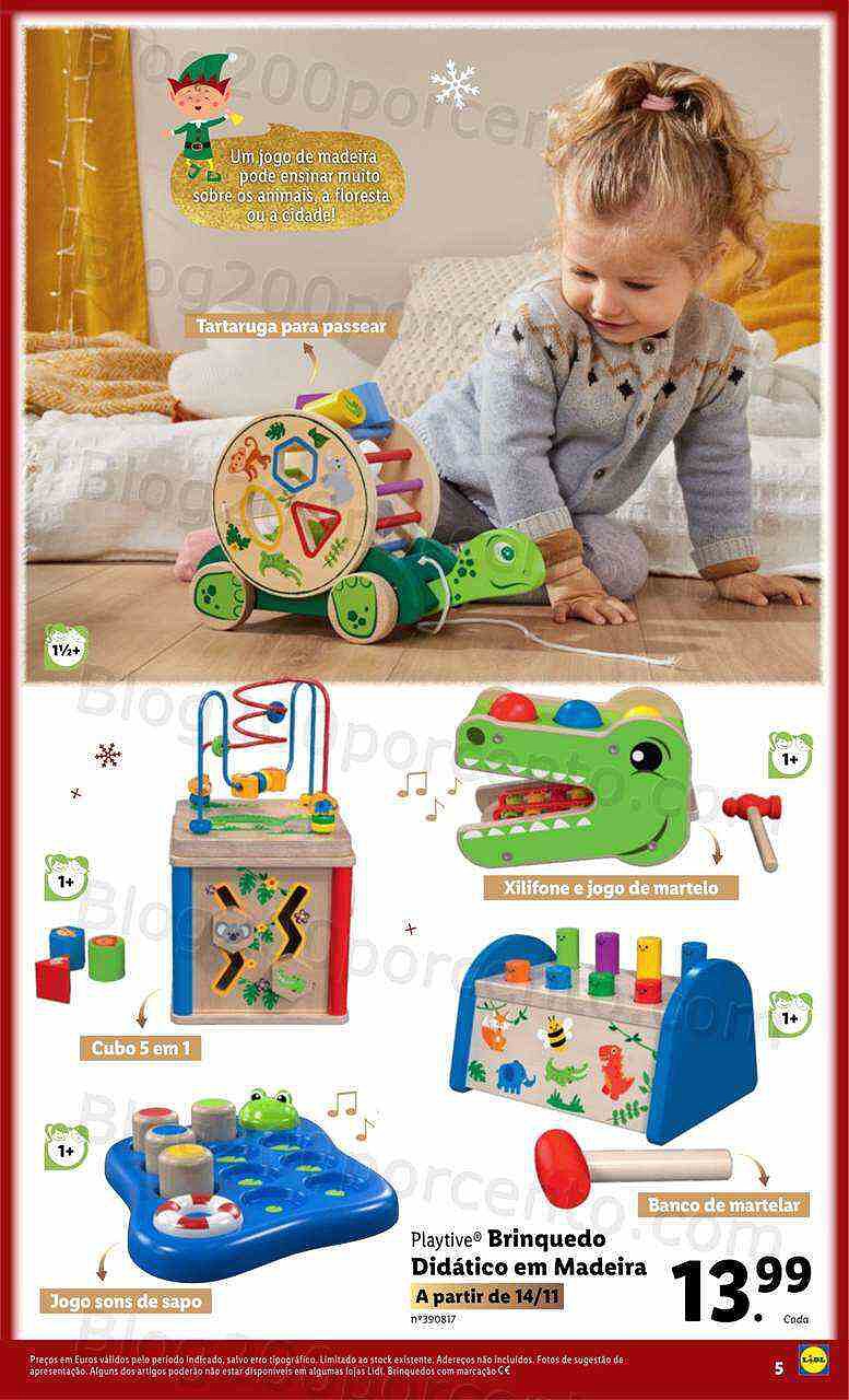 Antevisão Folheto LIDL Brinquedos Natal Promoções a partir de 7 novembro