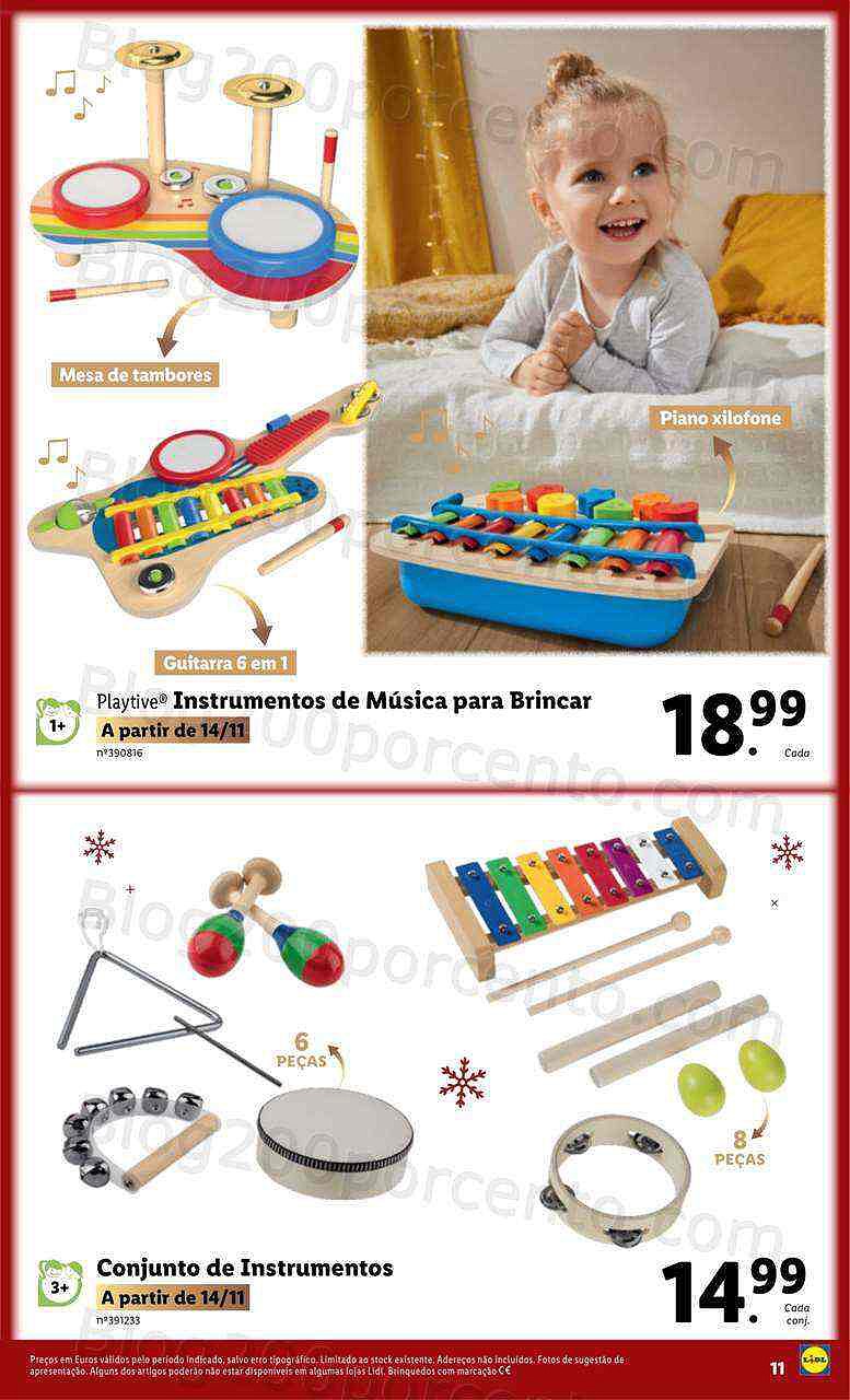 Antevisão Folheto LIDL Brinquedos Natal Promoções a partir de 7 novembro