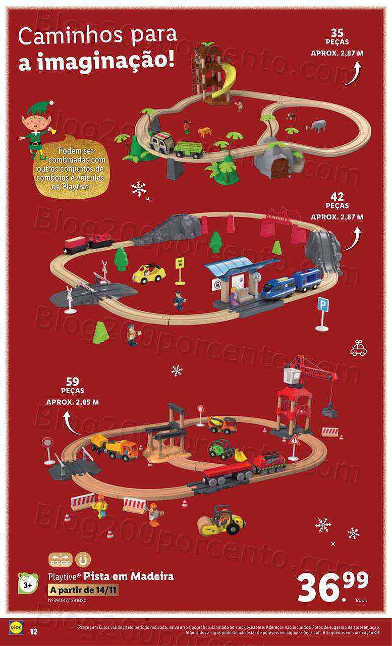 Antevisão Folheto LIDL Brinquedos Natal Promoções a partir de 7 novembro