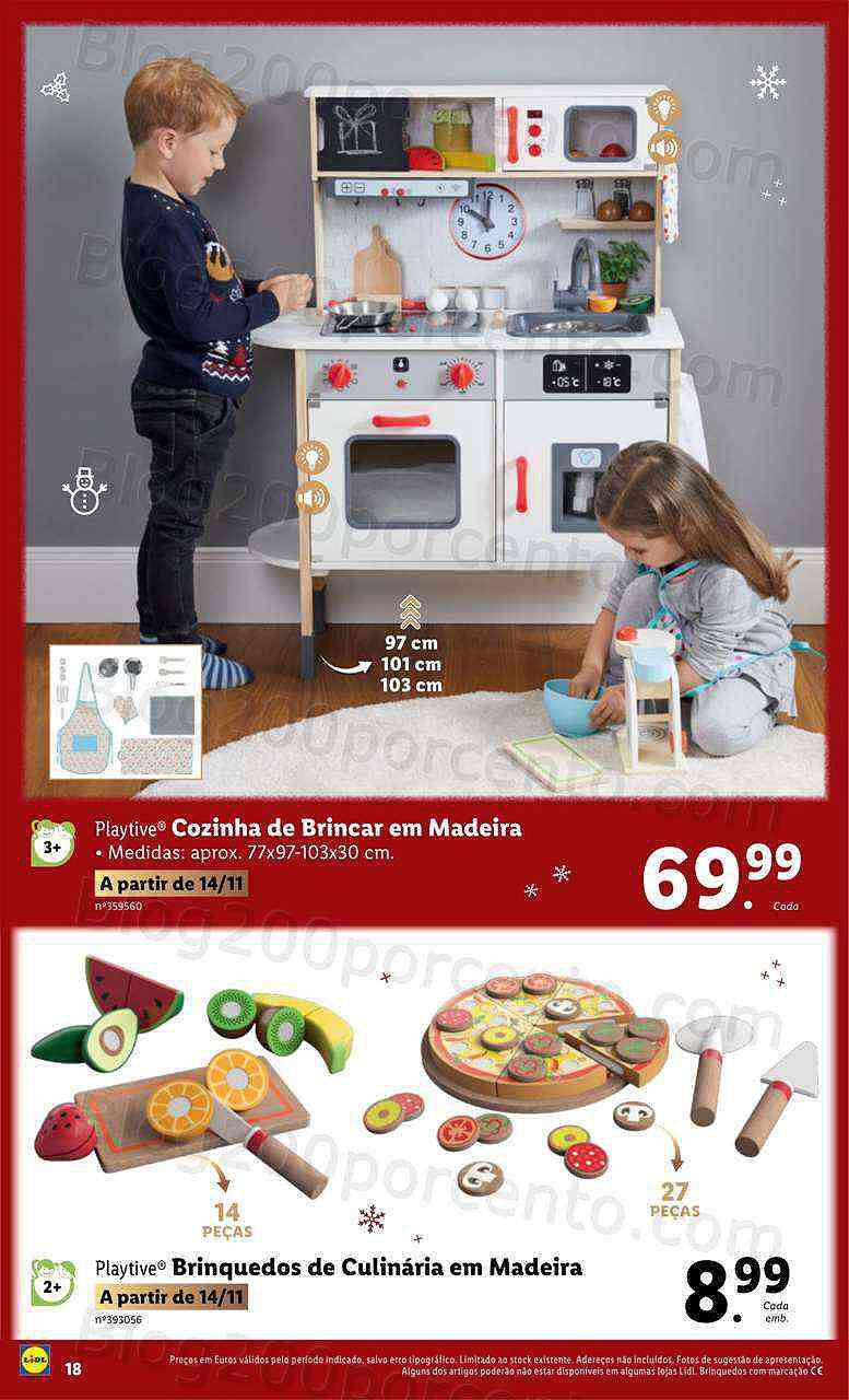 Antevisão Folheto LIDL Brinquedos Natal Promoções a partir de 7 novembro