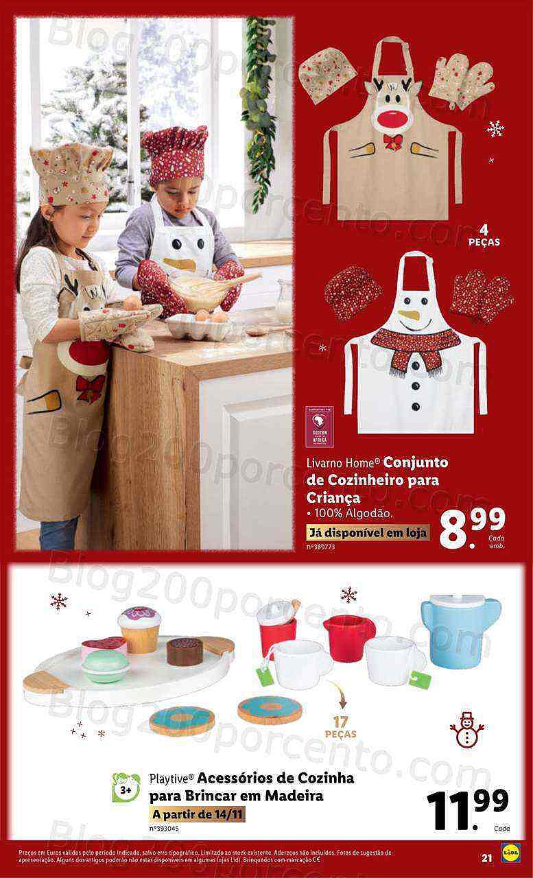 Antevisão Folheto LIDL Brinquedos Natal Promoções a partir de 7 novembro
