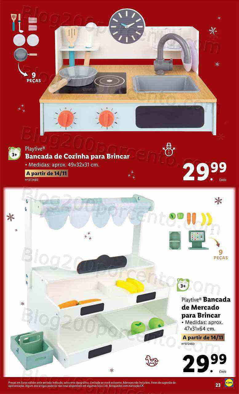 Antevisão Folheto LIDL Brinquedos Natal Promoções a partir de 7 novembro