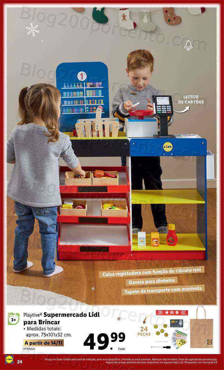 Antevisão Folheto LIDL Brinquedos Natal Promoções a partir de 7 novembro
