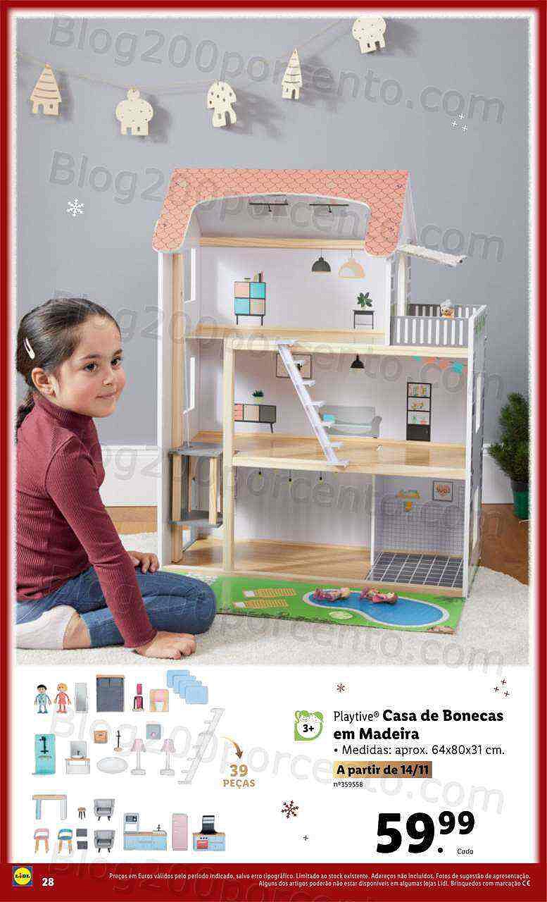 Antevisão Folheto LIDL Brinquedos Natal Promoções a partir de 7 novembro