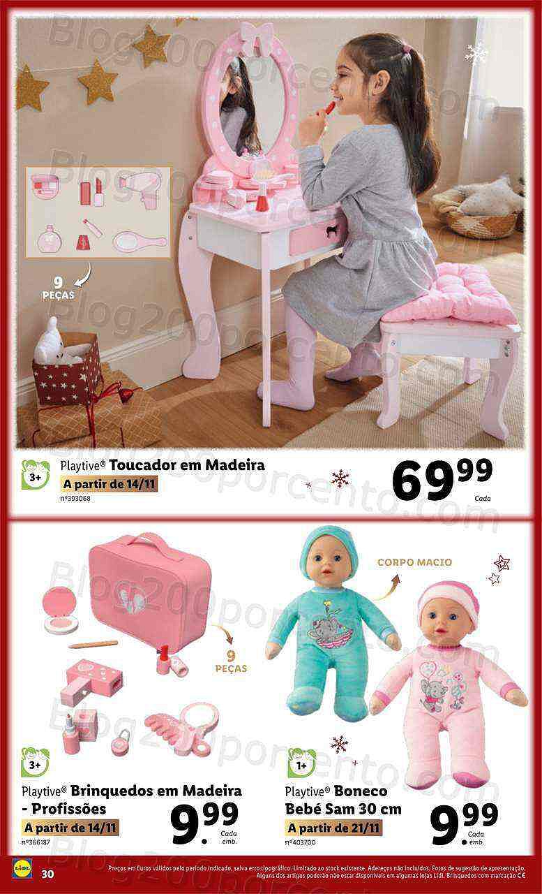Antevisão Folheto LIDL Brinquedos Natal Promoções a partir de 7 novembro