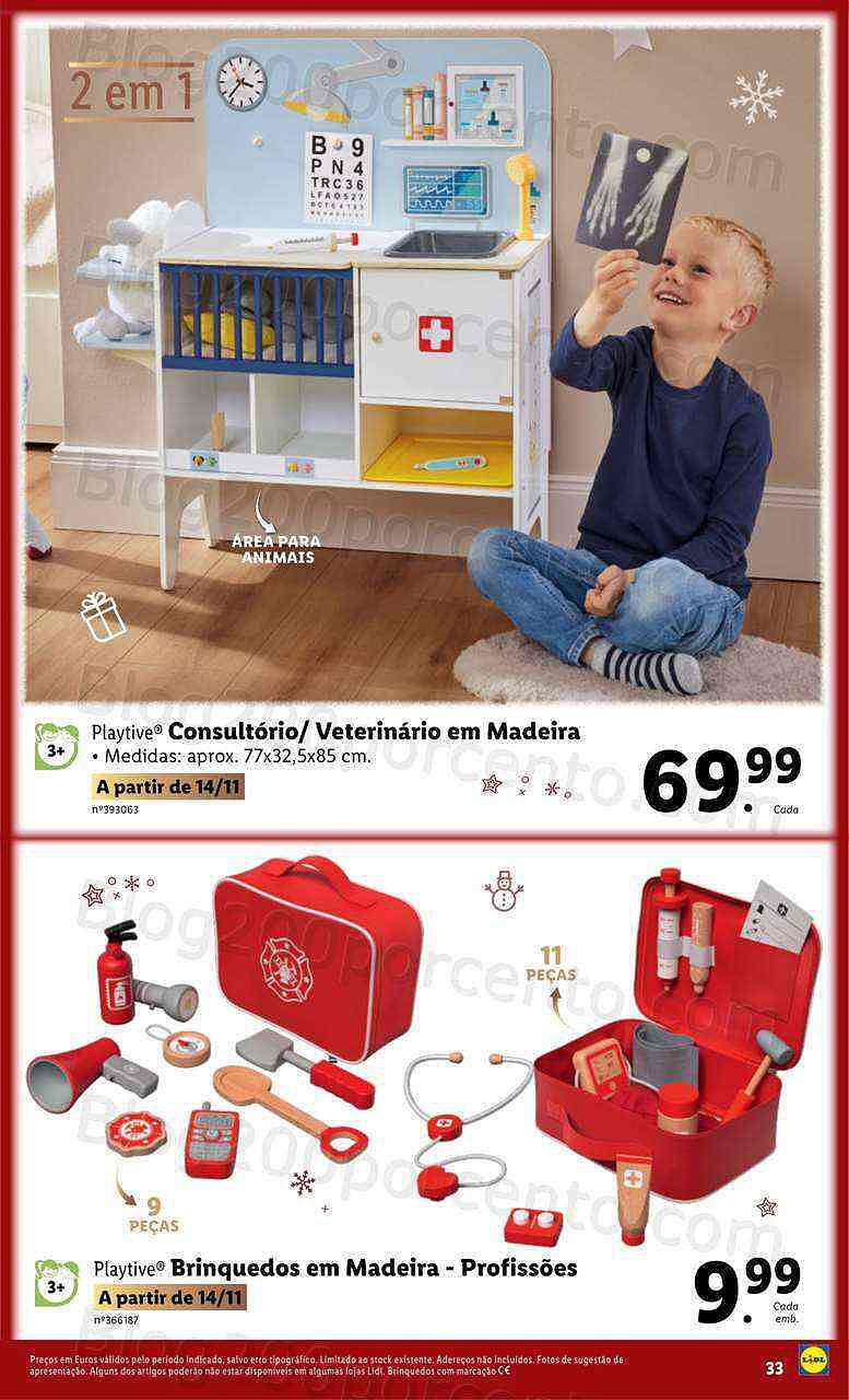 Antevisão Folheto LIDL Brinquedos Natal Promoções a partir de 7 novembro