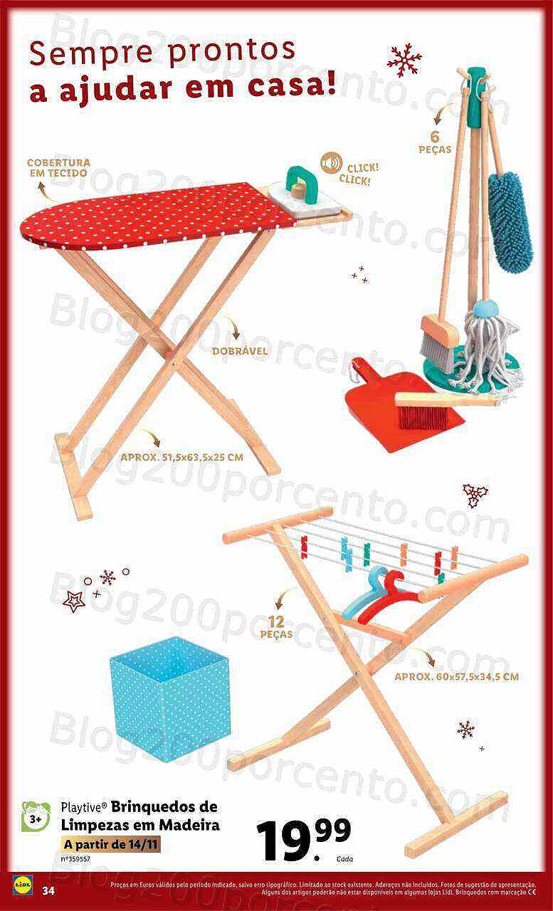 Antevisão Folheto LIDL Brinquedos Natal Promoções a partir de 7 novembro