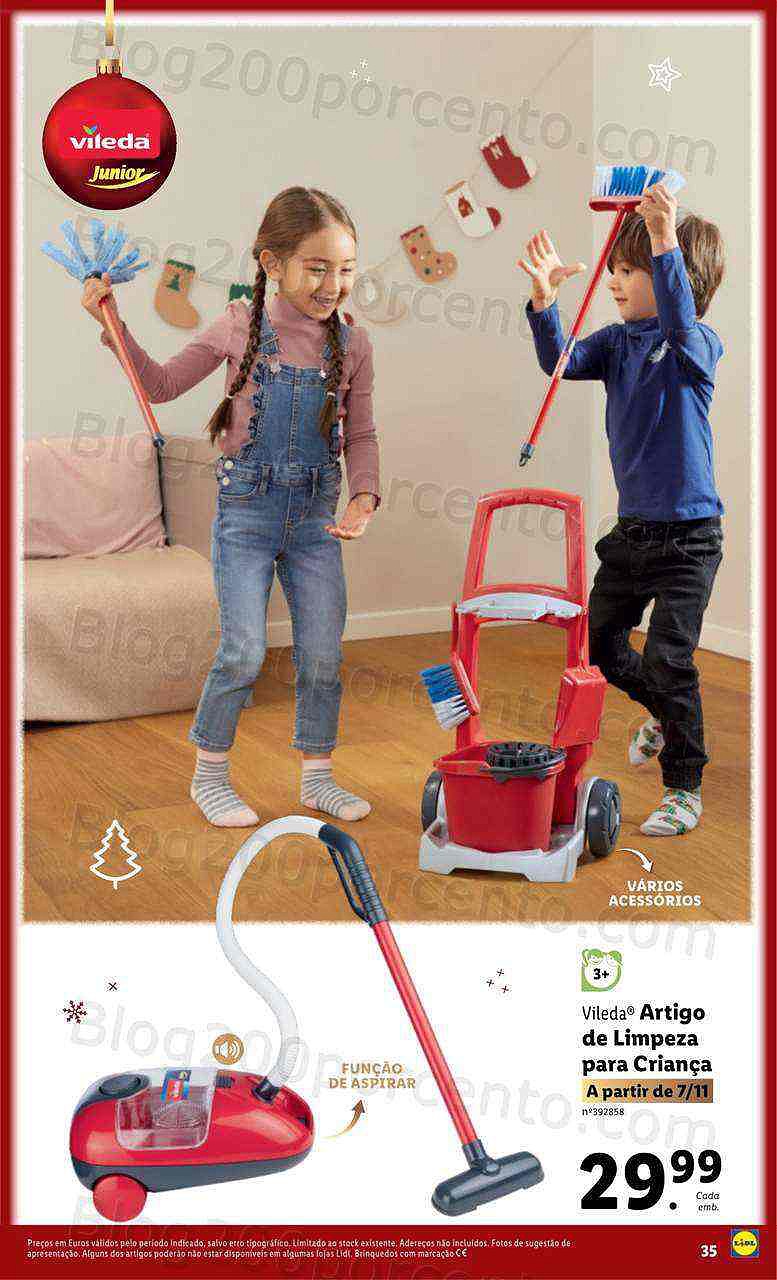 Antevisão Folheto LIDL Brinquedos Natal Promoções a partir de 7 novembro