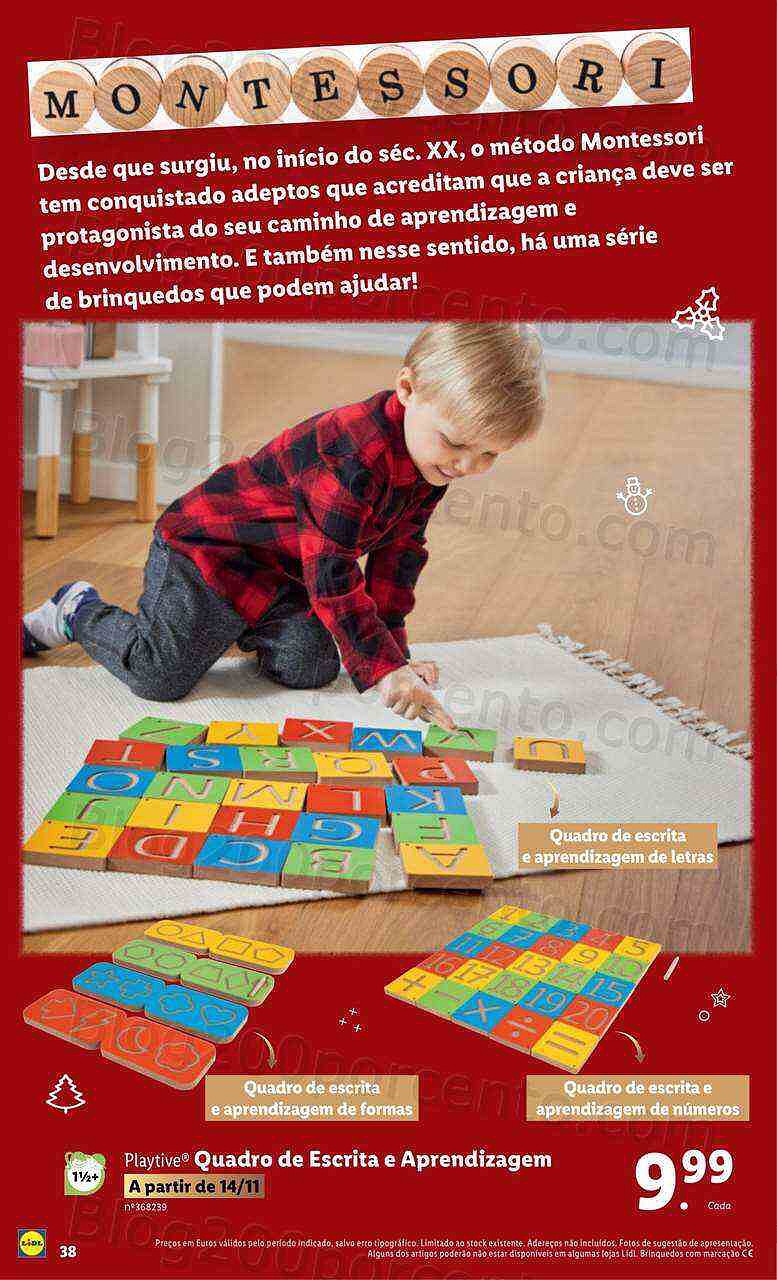 Antevisão Folheto LIDL Brinquedos Natal Promoções a partir de 7 novembro