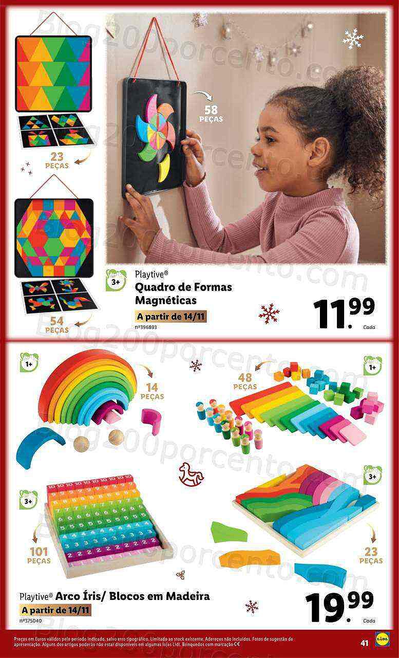 Antevisão Folheto LIDL Brinquedos Natal Promoções a partir de 7 novembro