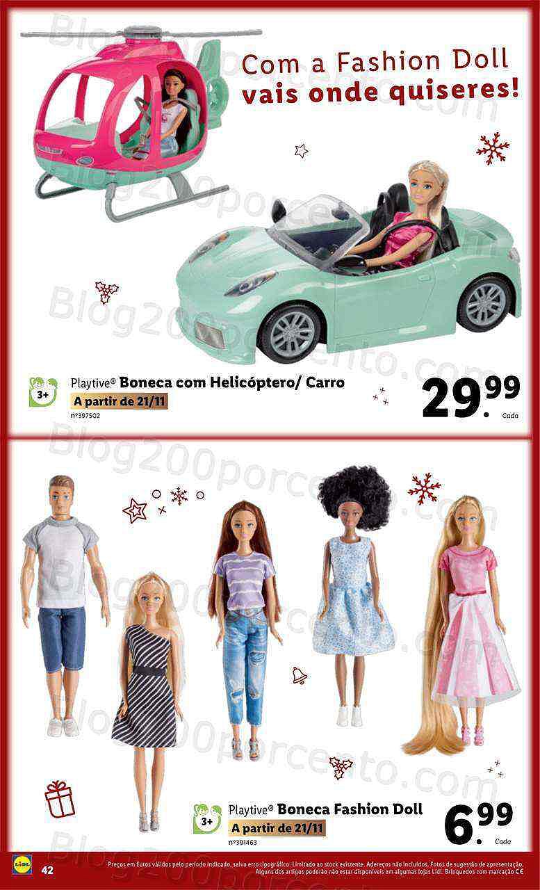 Antevisão Folheto LIDL Brinquedos Natal Promoções a partir de 7 novembro