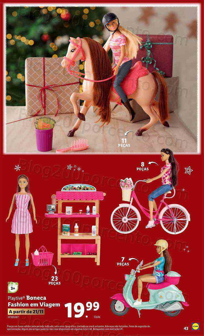 Antevisão Folheto LIDL Brinquedos Natal Promoções a partir de 7 novembro
