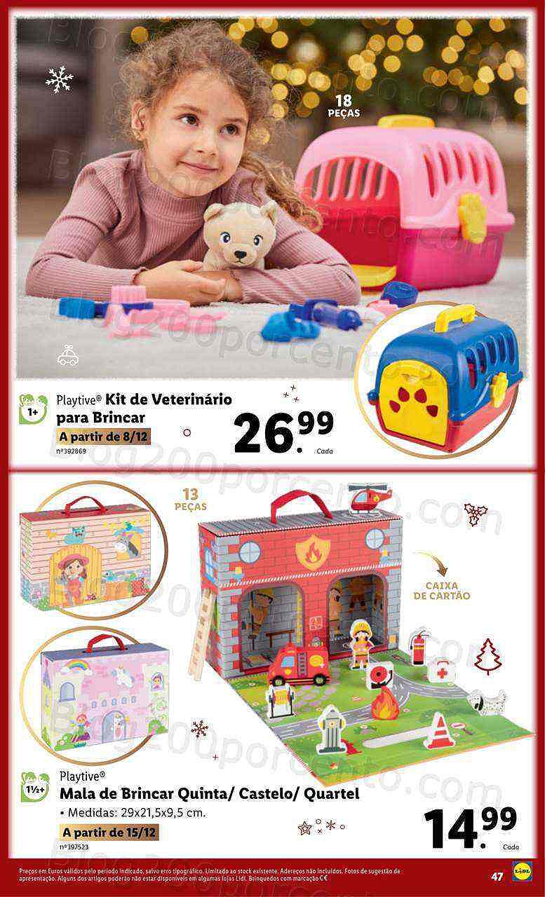 Antevisão Folheto LIDL Brinquedos Natal Promoções a partir de 7 novembro