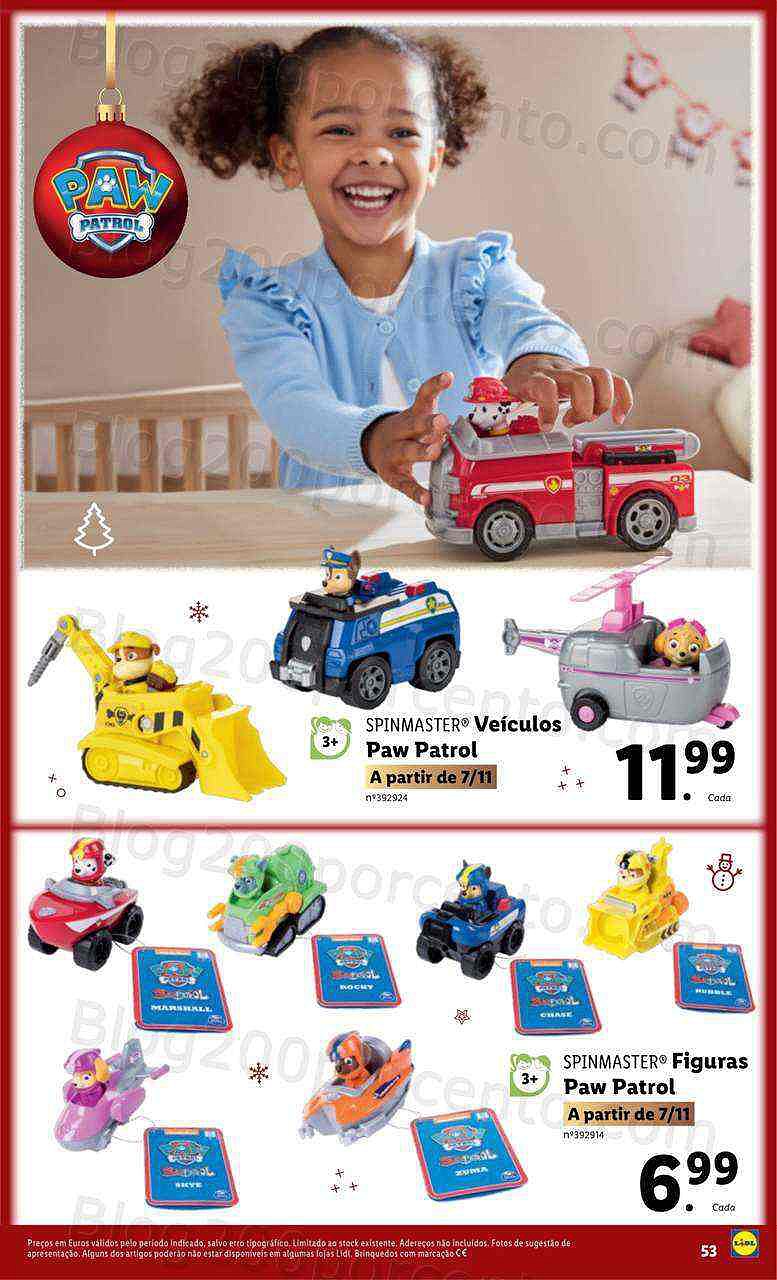 Antevisão Folheto LIDL Brinquedos Natal Promoções a partir de 7 novembro