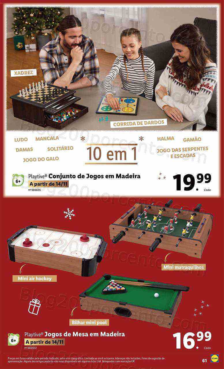 Antevisão Folheto LIDL Brinquedos Natal Promoções a partir de 7 novembro