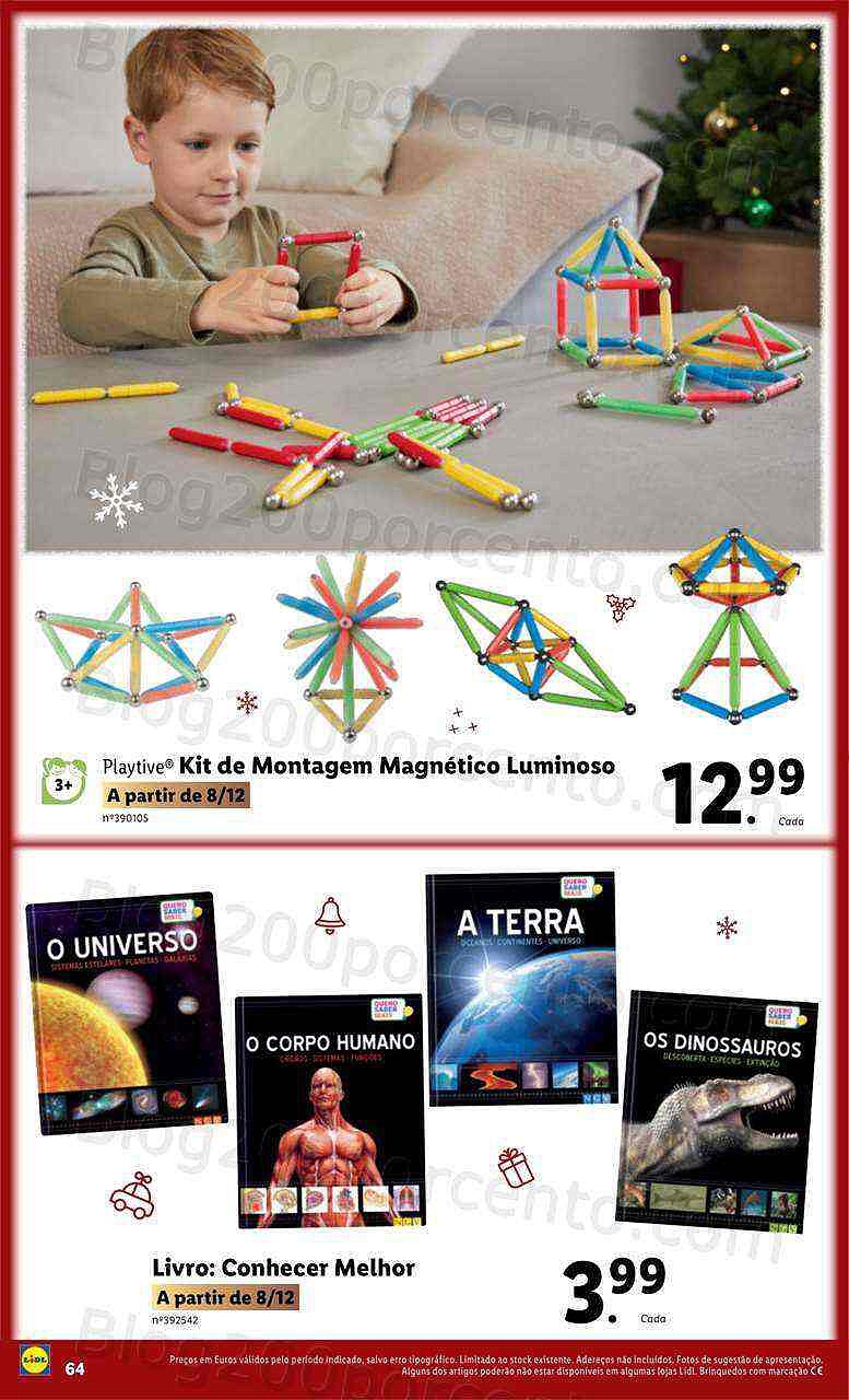 Antevisão Folheto LIDL Brinquedos Natal Promoções a partir de 7 novembro