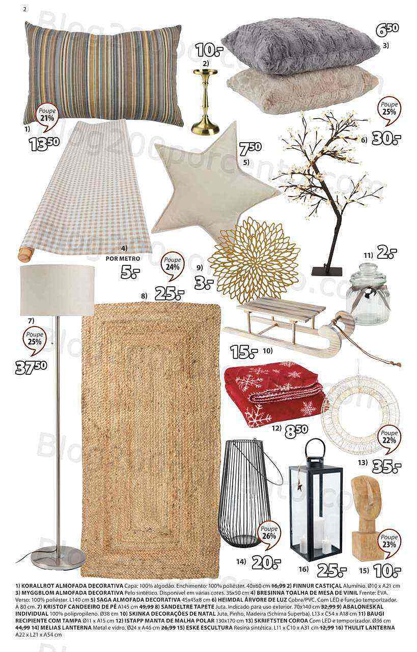 Antevisão Folheto JYSK Promoções de 3 a 20 novembro