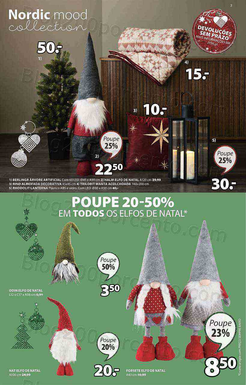Antevisão Folheto JYSK Promoções de 3 a 20 novembro
