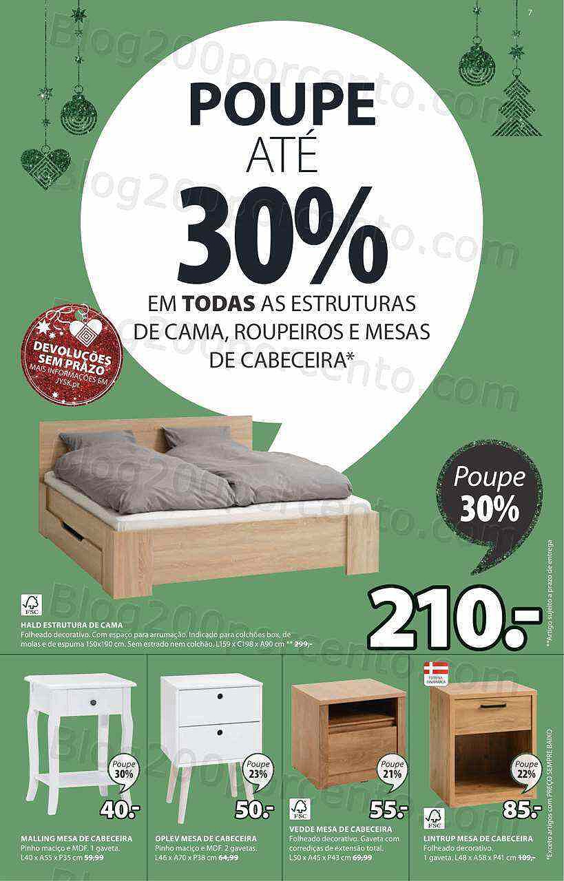 Antevisão Folheto JYSK Promoções de 3 a 20 novembro