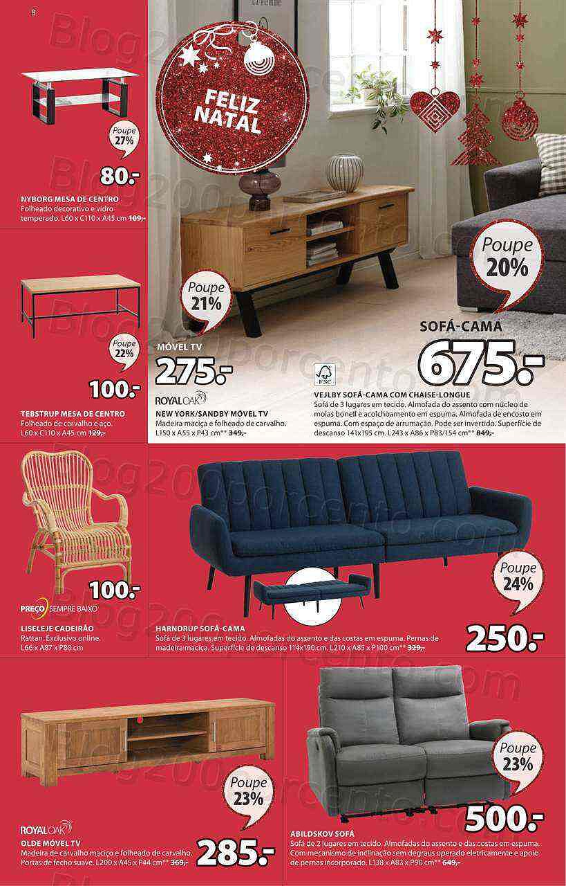 Antevisão Folheto JYSK Promoções de 3 a 20 novembro