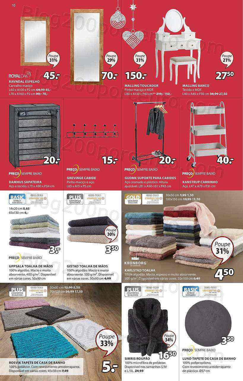 Antevisão Folheto JYSK Promoções de 3 a 20 novembro