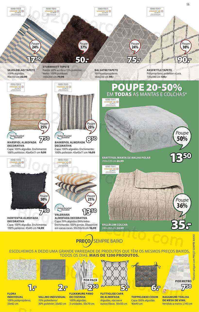 Antevisão Folheto JYSK Promoções de 3 a 20 novembro