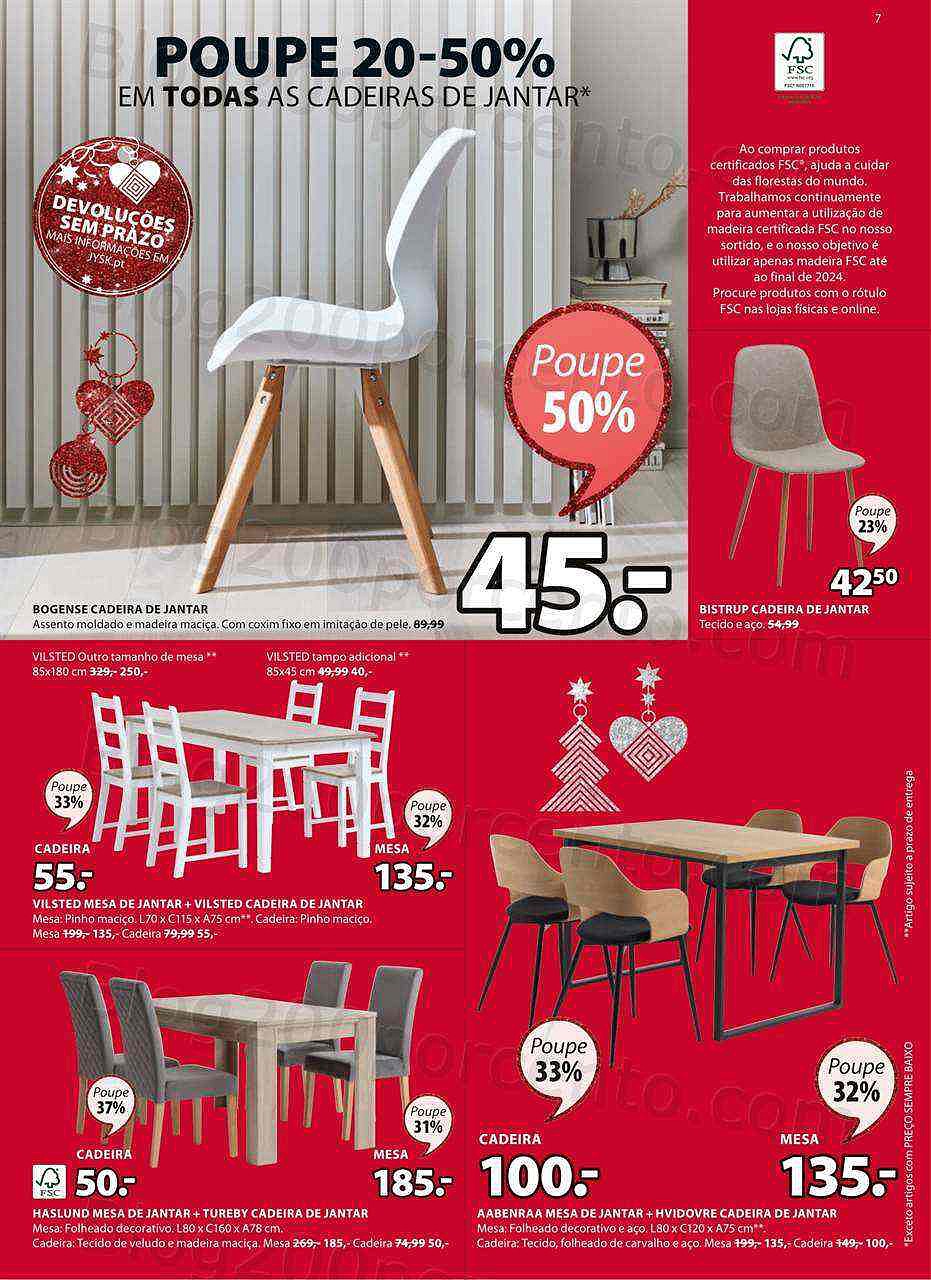 Antevisão Folheto JYSK Promoções de 10 a 20 novembro