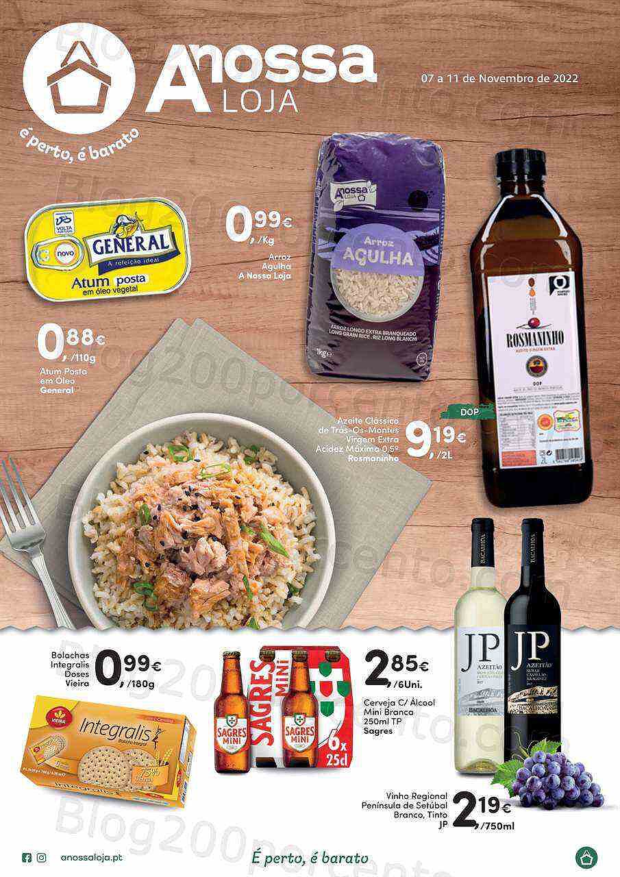 Antevisão Folheto A NOSSA LOJA Promoções de 7 a 11 novembro