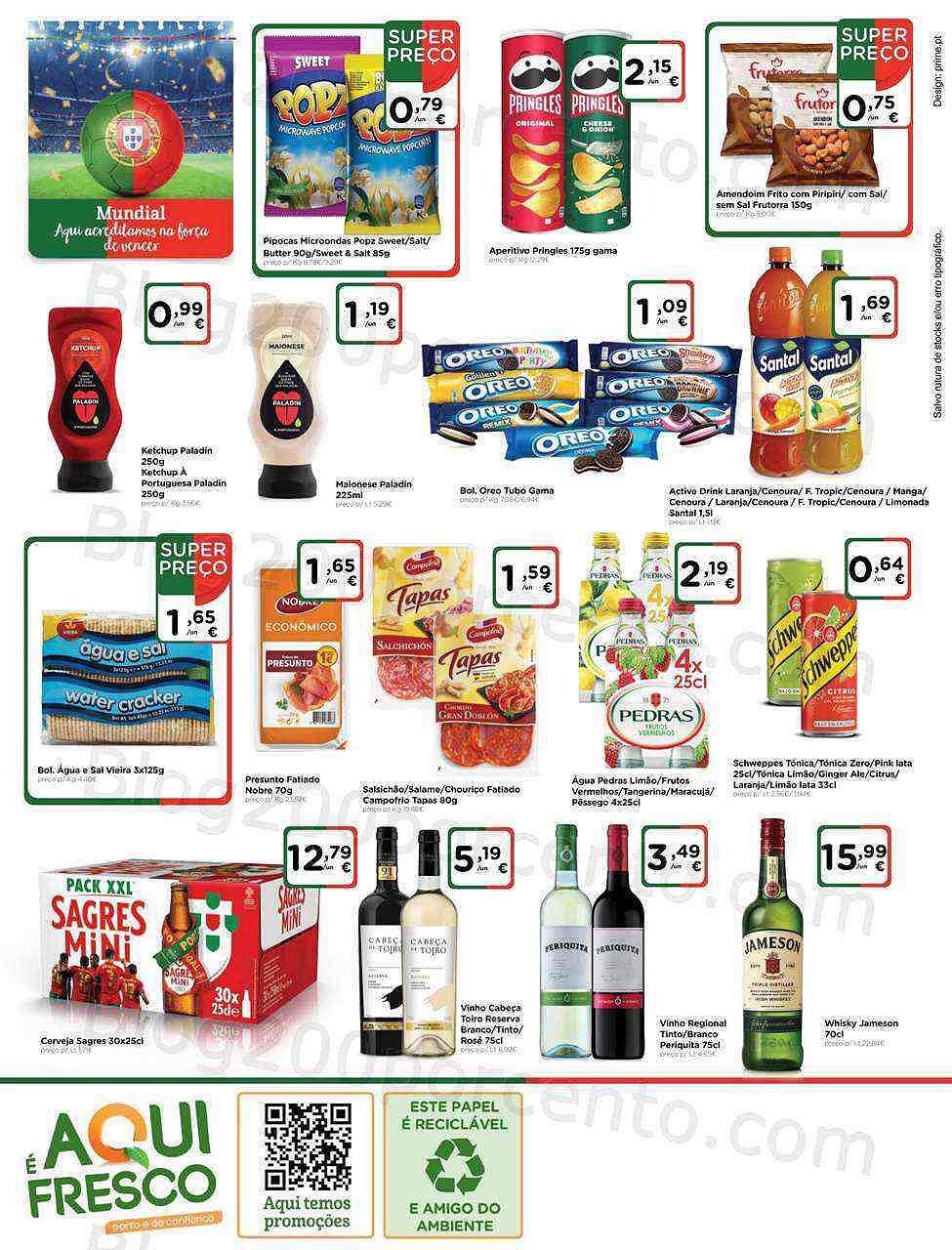 Antevisão Folheto AQUI É FRESCO Promoções de 9 a 20 novembro