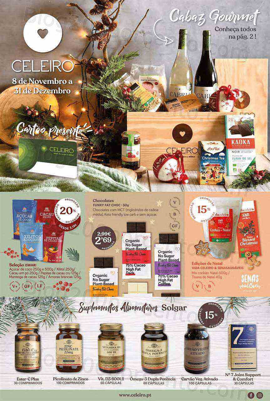 Antevisão Folheto CELEIRO Natal Promoções de 8 novembro a 31 dezembro