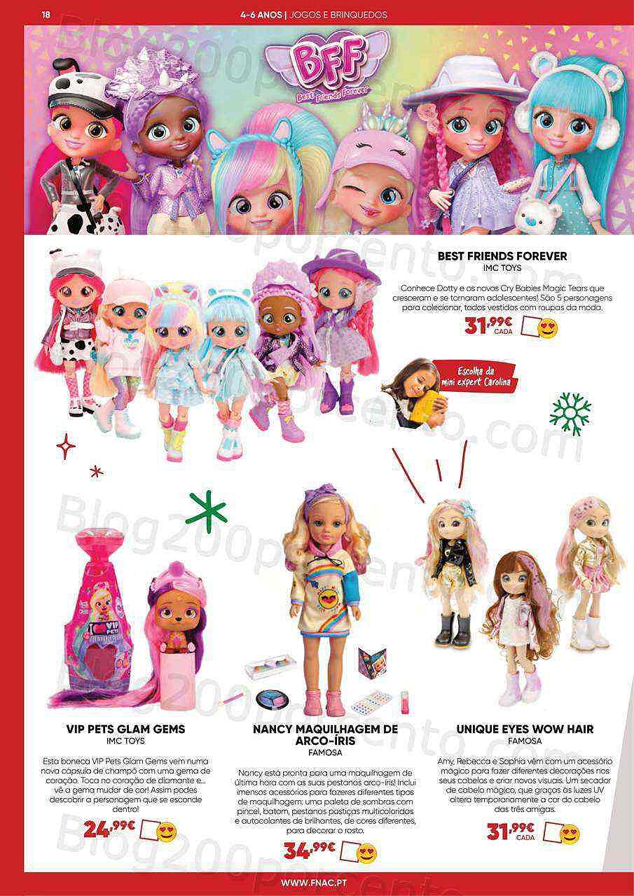 Antevisão Folheto FNAC Kids Natal Promoções até 31 dezembro