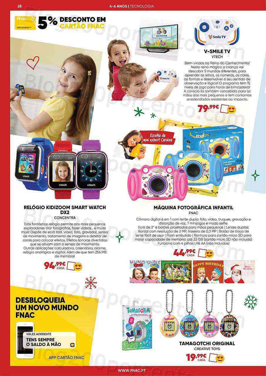 Antevisão Folheto FNAC Kids Natal Promoções até 31 dezembro