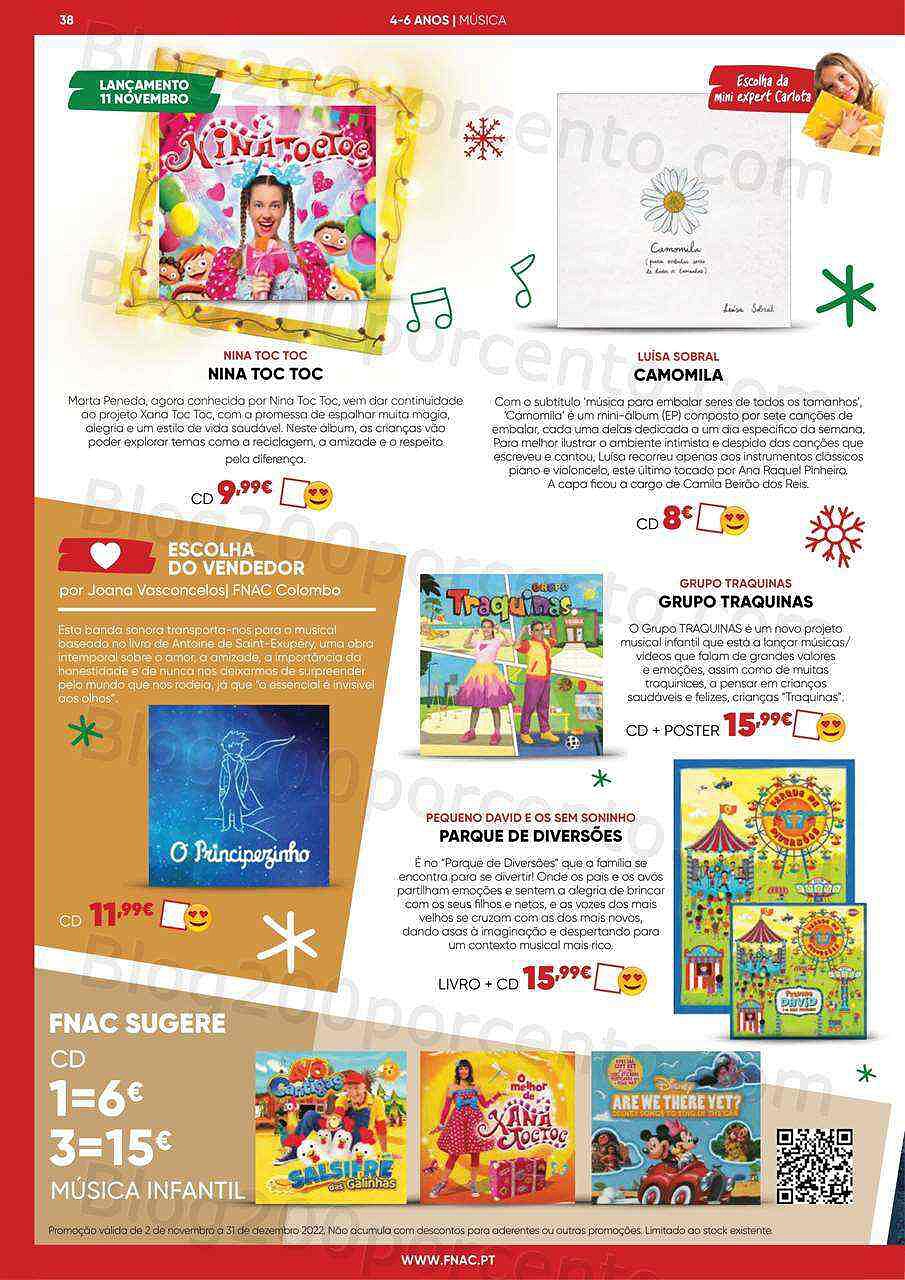 Antevisão Folheto FNAC Kids Natal Promoções até 31 dezembro