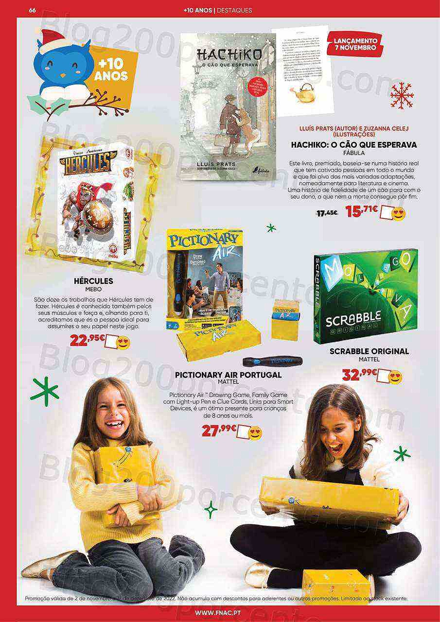 Antevisão Folheto FNAC Kids Natal Promoções até 31 dezembro