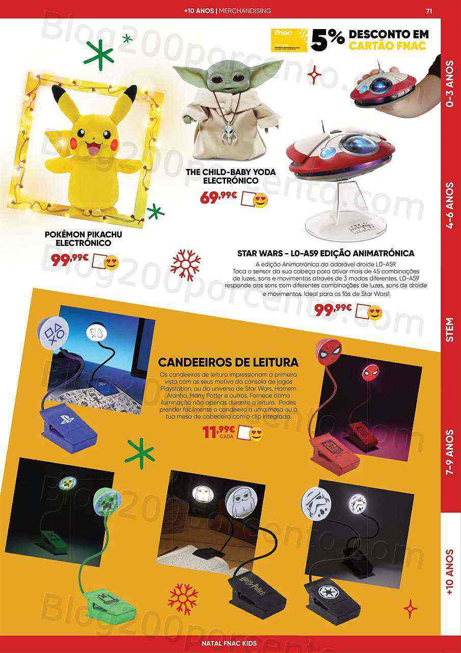 Antevisão Folheto FNAC Kids Natal Promoções até 31 dezembro