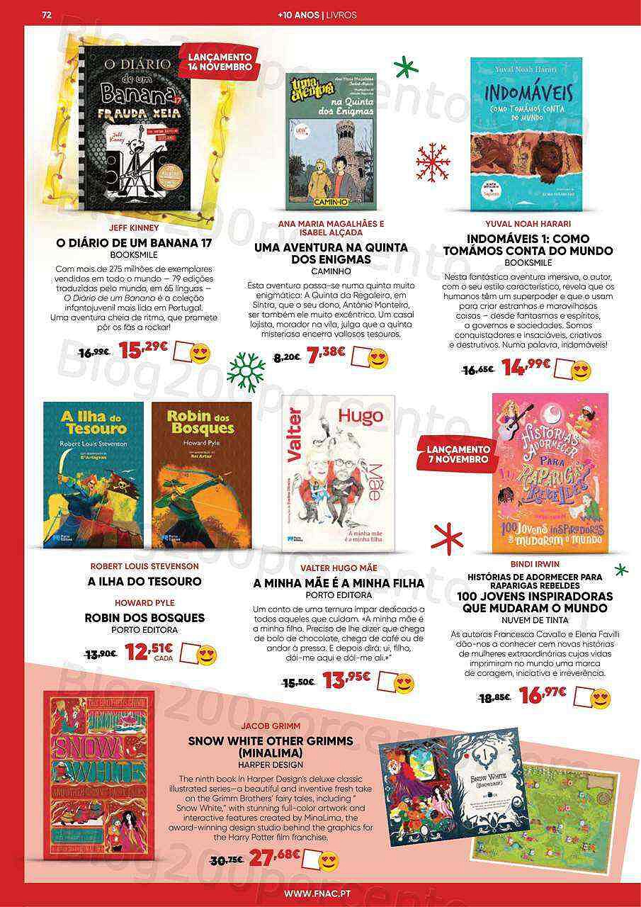 Antevisão Folheto FNAC Kids Natal Promoções até 31 dezembro