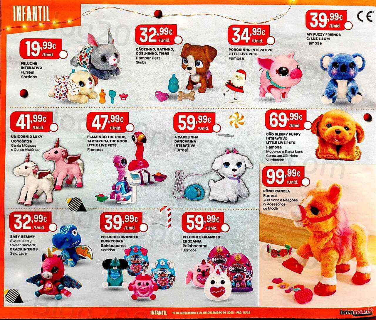 Antevisão Folheto INTERMARCHÉ Brinquedos de Natal Promoções de 10 novembro a 24 dezembro