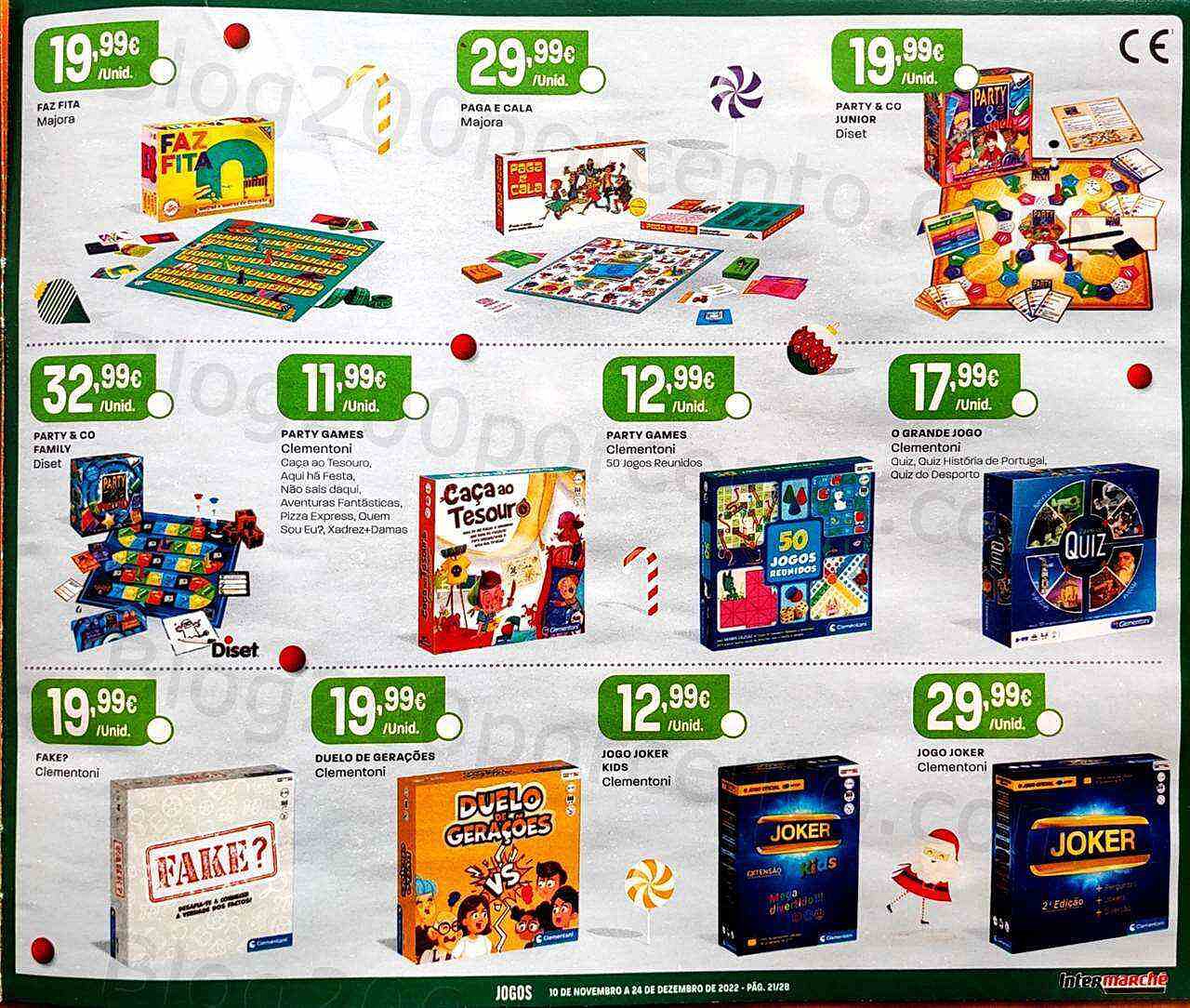 Antevisão Folheto INTERMARCHÉ Brinquedos de Natal Promoções de 10 novembro a 24 dezembro